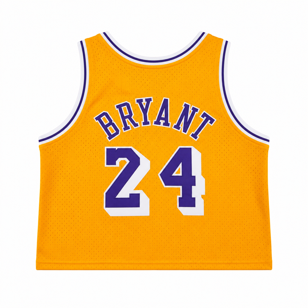 Los Angeles Lakers Kobe Bryant #24 Women's Crop Jersey