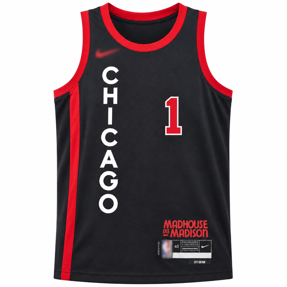 Derrick Rose #1 Chicago Bulls City Edition Basketball Jersey