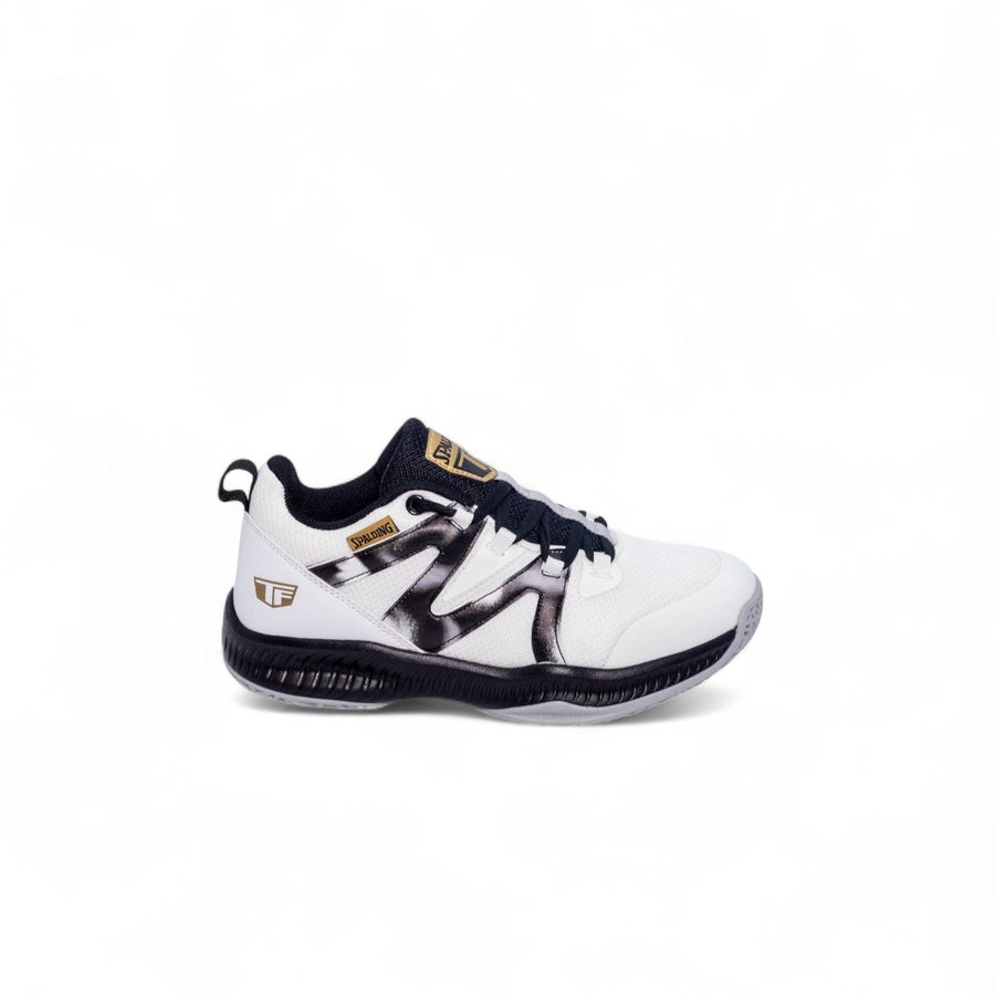 Spalding Inkdunk Jr Basketball Shoes – White/Black/Gold
