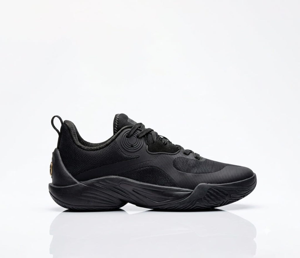 Spalding TF Series Men’s Performance Basketball Shoes – Stealth Black & Gold
