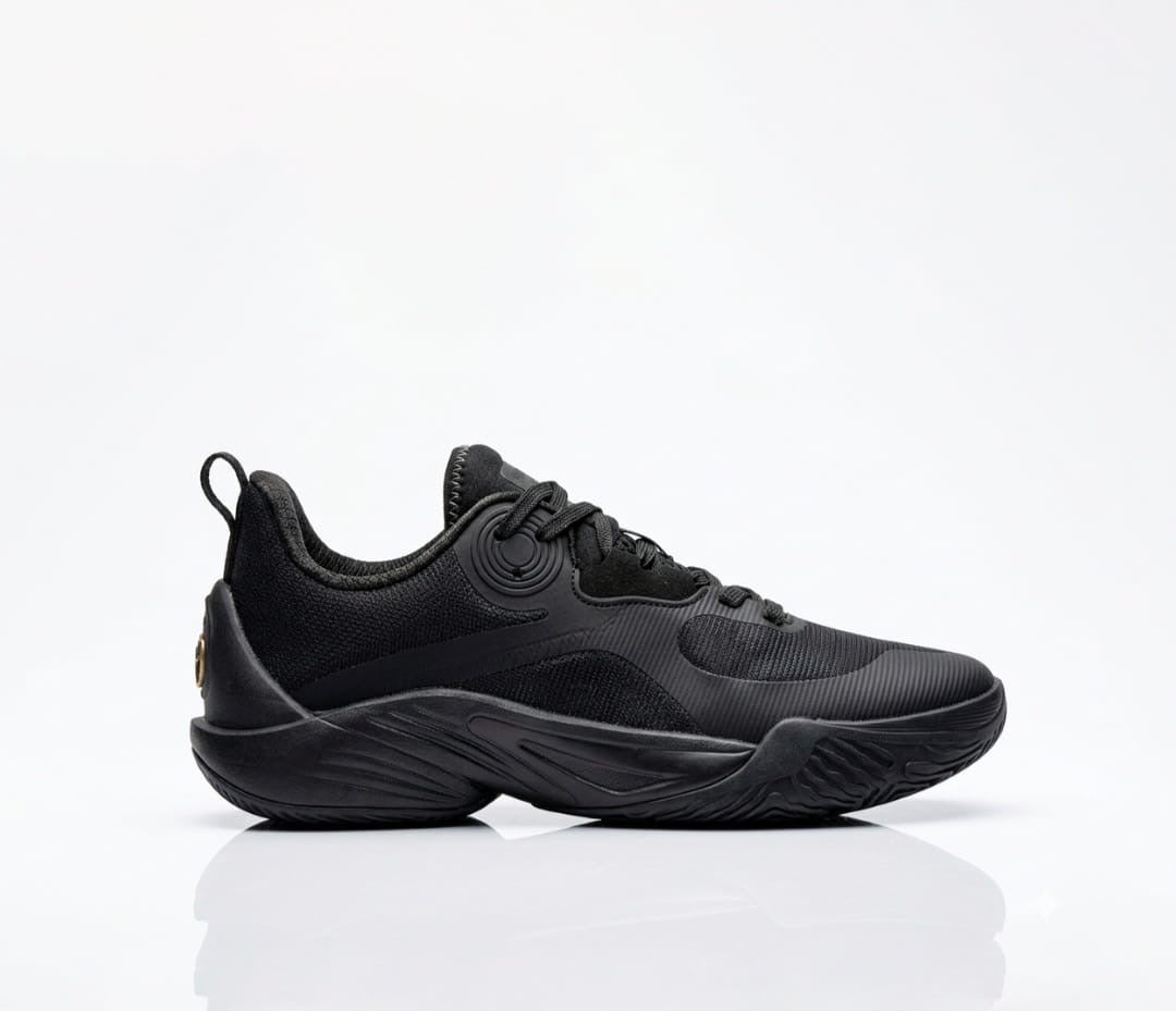 Spalding TF Series Men’s Performance Basketball Shoes – Stealth Black & Gold