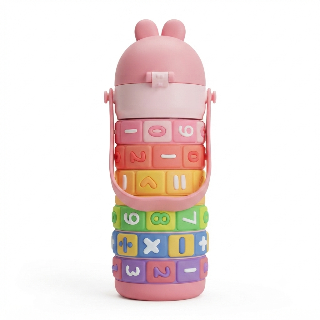 430ml Kids Insulated Water Bottle Stainless Steel