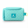 Monogram Makeup/Pencil Pouch Aqua Green Travel Organizer Bag