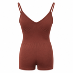 KORE Women Seamless Adjustable Strap Sculpting Romper