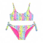 Girls 2 Pieces Graphic Swimwear