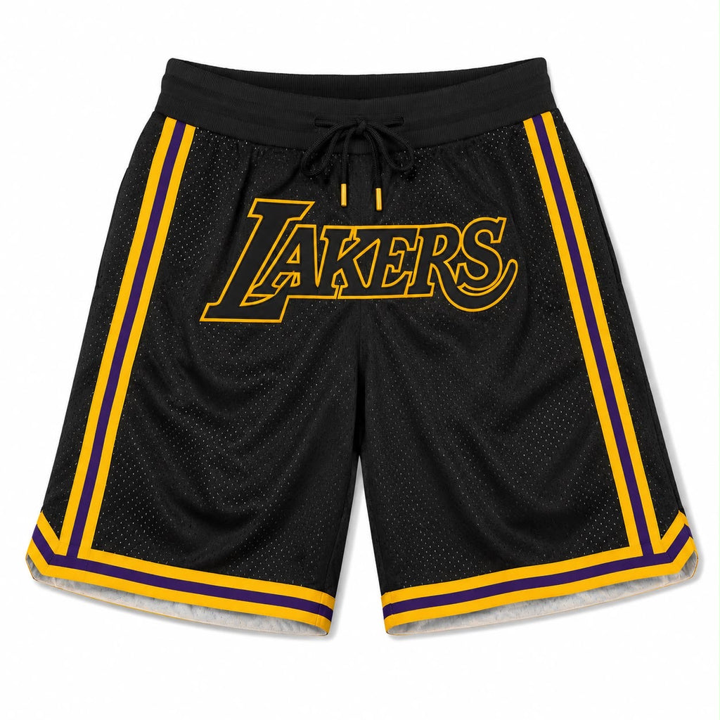 NBA Los Angeles Lakers Black Mamba Basketball Shorts-Regular Fit-
