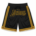 NBA Los Angeles Lakers Black Mamba Basketball Shorts-Regular Fit-