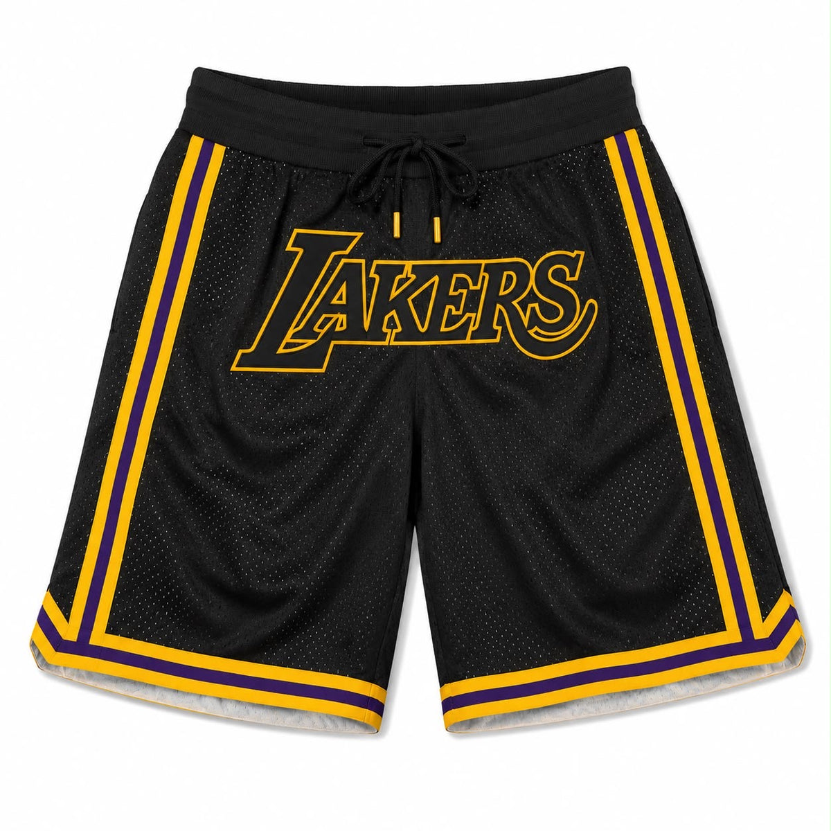 NBA Los Angeles Lakers Black Mamba Basketball Shorts-Regular Fit-
