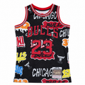 Michael Jordan #23 Chicago Bulls Graffiti Edition Basketball Jersey