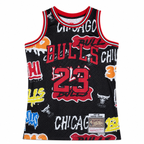 Michael Jordan #23 Chicago Bulls Graffiti Edition Basketball Jersey