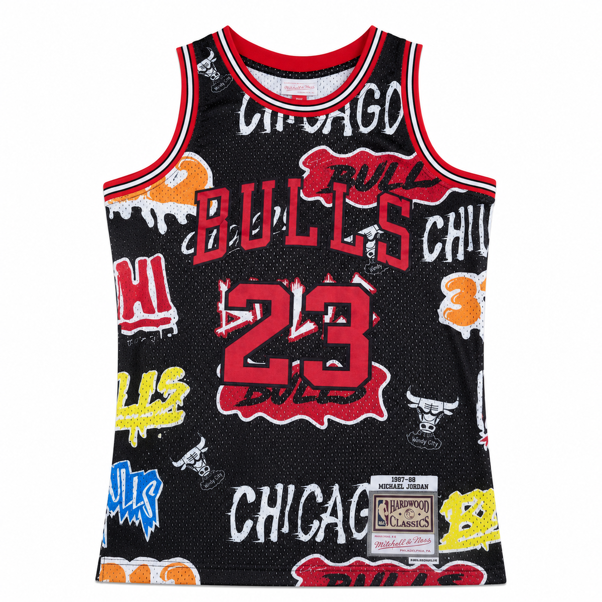Michael Jordan #23 Chicago Bulls Graffiti Edition Basketball Jersey