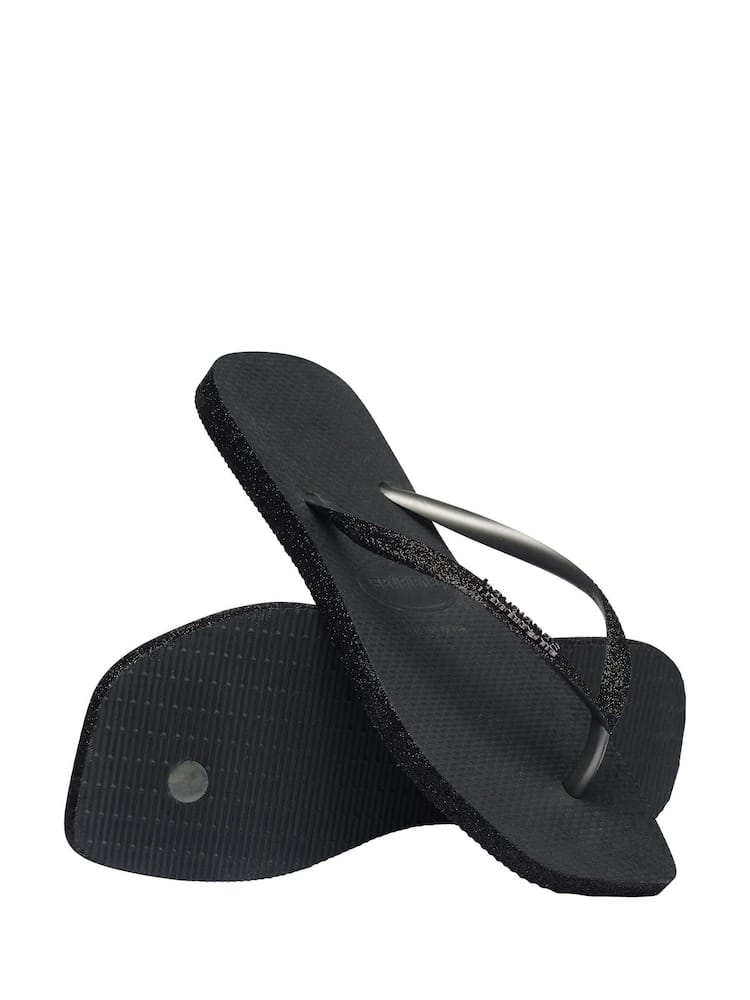 Havaianas Slim Square Sparkle Flip Flops