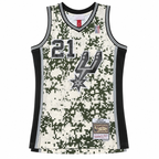 Tim Duncan #21 San Antonio Spurs Digital Camo Basketball Jersey