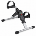 Foldable Mini Pedal Exerciser – Under Desk Exercise Bike with LCD Display for Arm & Leg Workouts