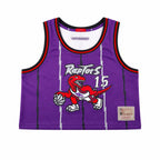 Women's Toronto Raptors Vince Carter #15 Cropped Basketball Jersey