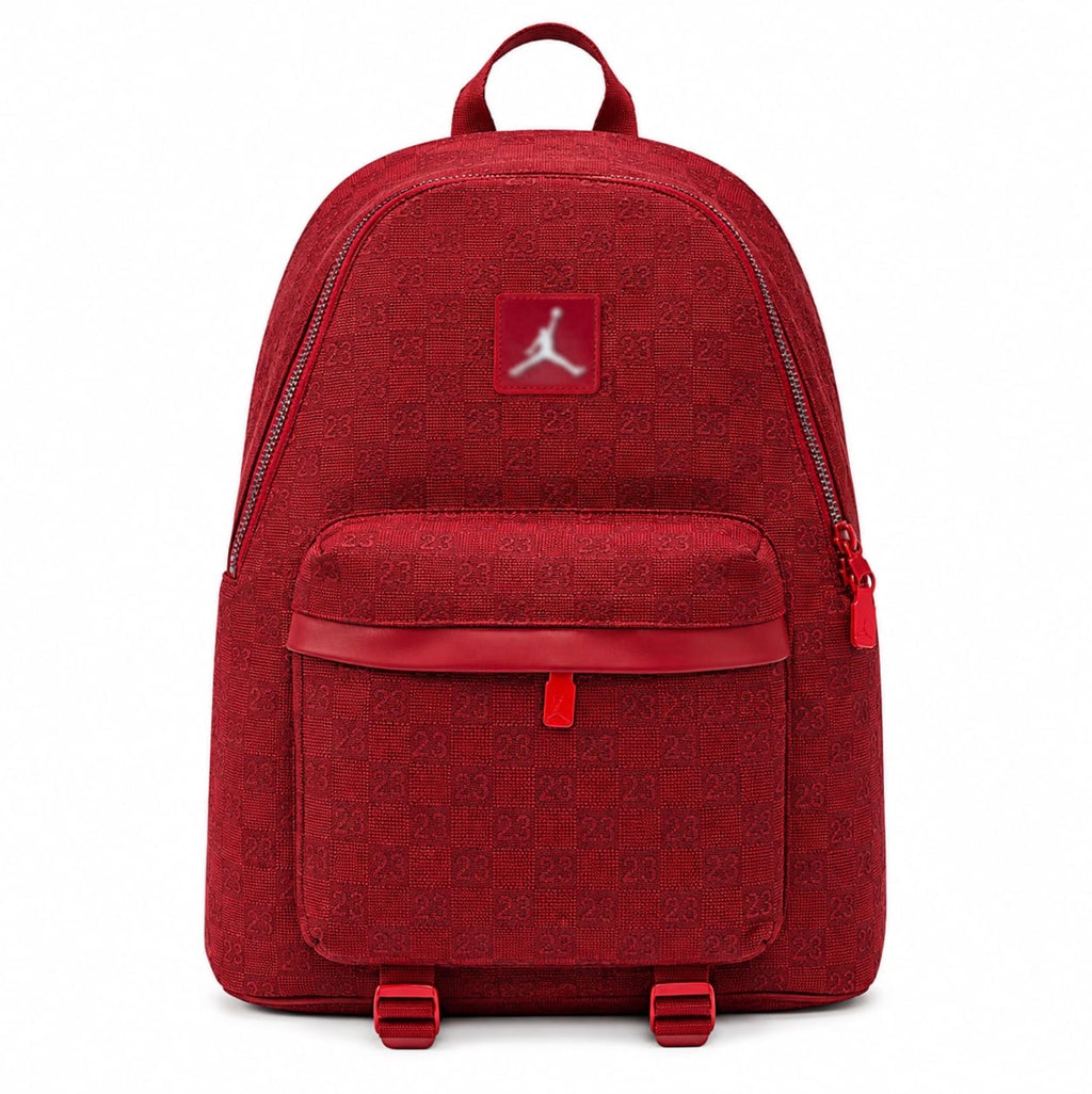Monogram Denim Casual Backpack | 21L Everyday School & Travel Bag