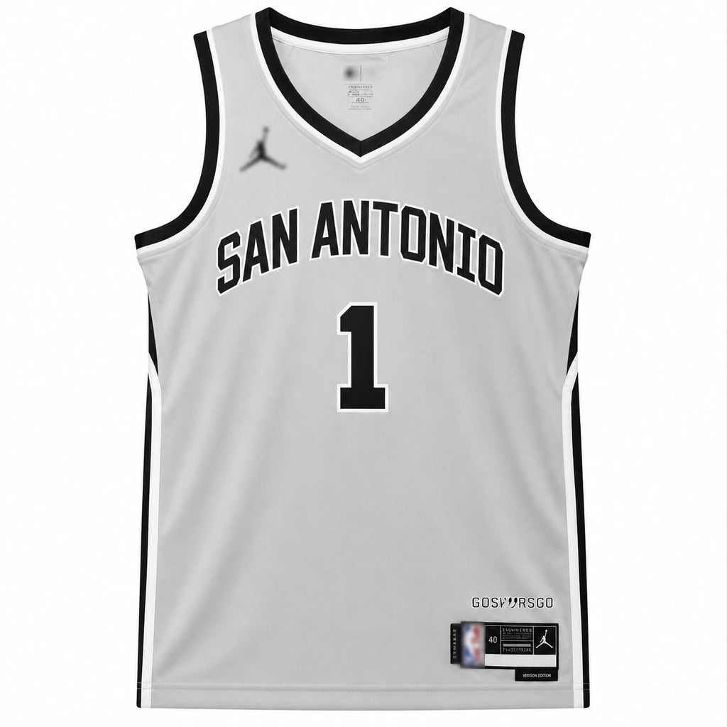 San Antonio Spurs #1 Victor Wembanyama Association Edition Basketball Jersey