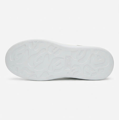 Chunky Sole Classic Leather Sneakers - Premium White Luxury Shoes