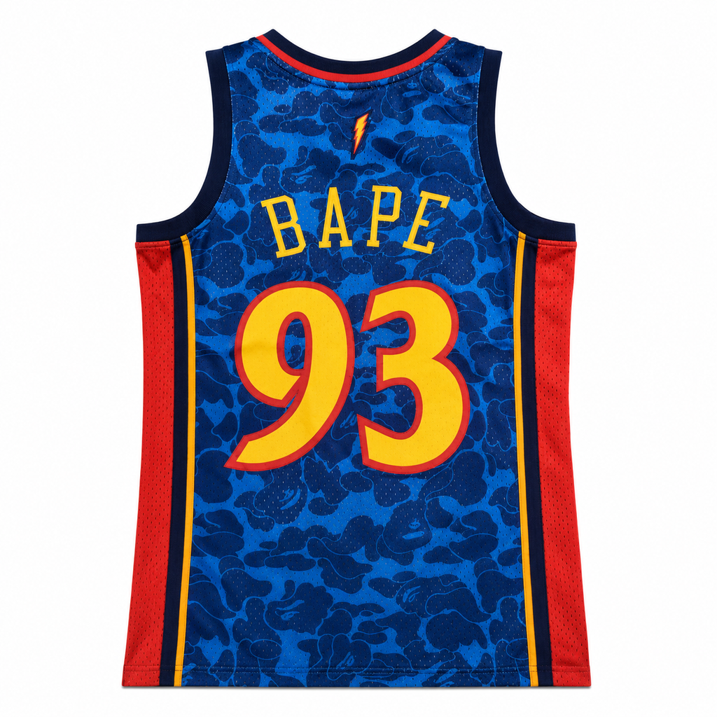 Golden State Warriors x BAPE Camo Basketball Jersey