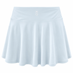 KORE Women's High Waisted Tennis Skirt With Built In Shorts -Light Blur Athletic Skort