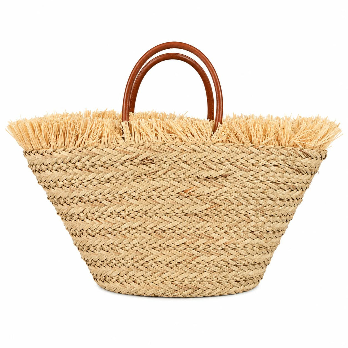 Woven Straw Women Beach Tote Bag
