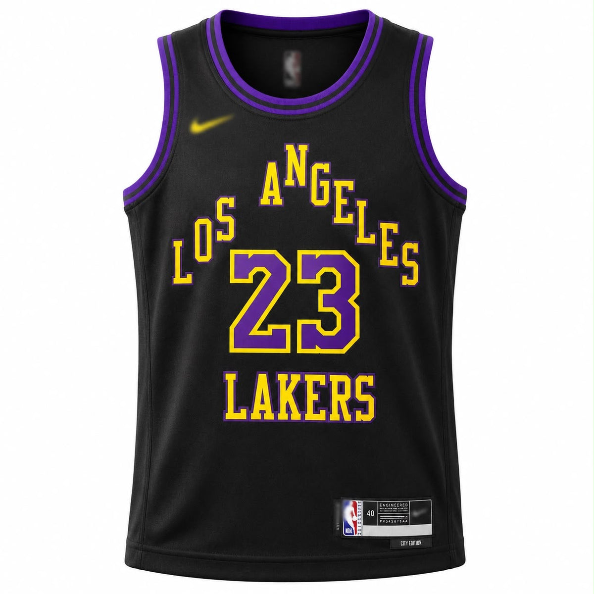 Los Angeles LeBron James #23 City Edition Basketball Jersey