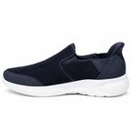 Skechers Men's Laceless Walking Shoes -Breathable Mesh Memory Foam Shoes