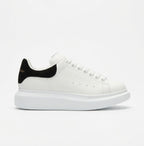 Chunky Sole Classic Leather Sneakers - Premium White Luxury Shoes