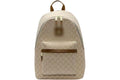 Monogram Denim Casual Backpack | 21L Everyday School & Travel Bag