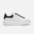 Chunky Sole Classic Leather Sneakers - Premium White Luxury Shoes