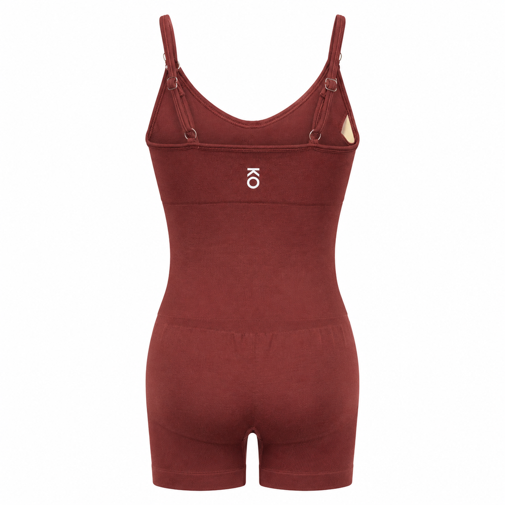 KORE Women Seamless Adjustable Strap Sculpting Romper
