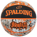 Spalding  Graffiti Rubber Basketball - Durable Outdoor