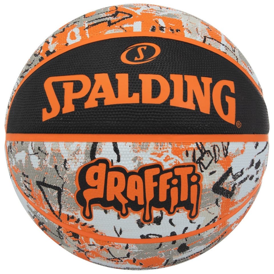 Spalding  Graffiti Rubber Basketball - Durable Outdoor