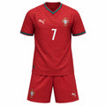 Portugal 2026 Home Football Kit- Cristiano Ronaldo #7( Jersey & Shorts Set )