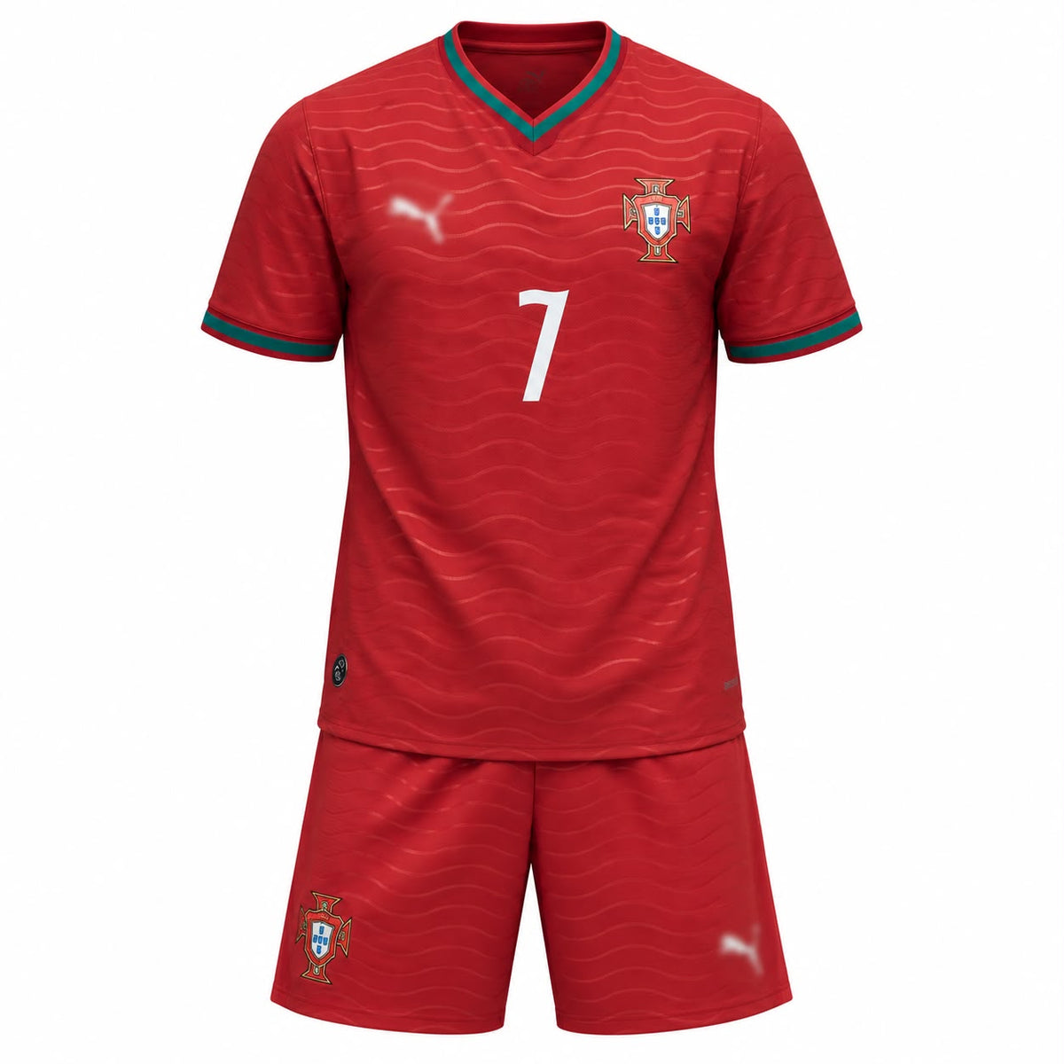 Portugal 2026 Home Football Kit- Cristiano Ronaldo #7( Jersey & Shorts Set )