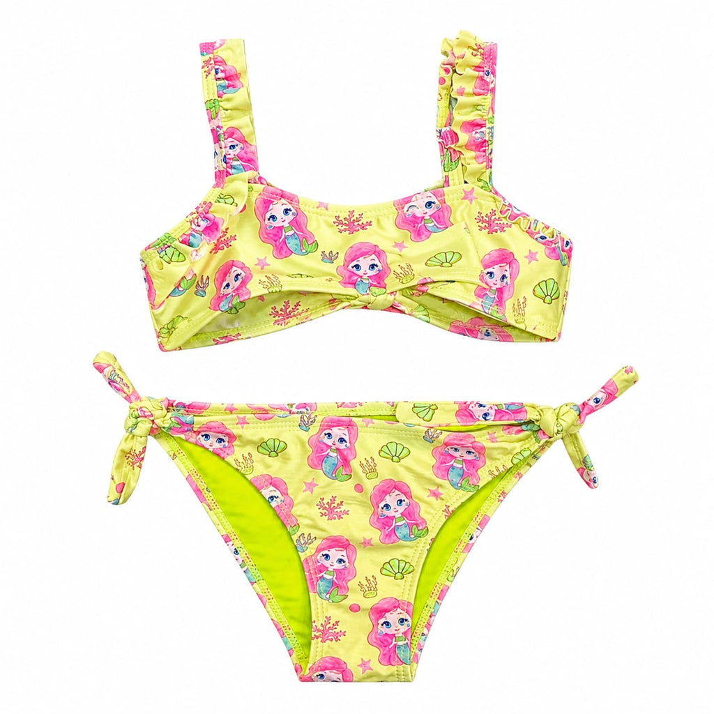 Girls 2 Pieces Graphic Swimwear