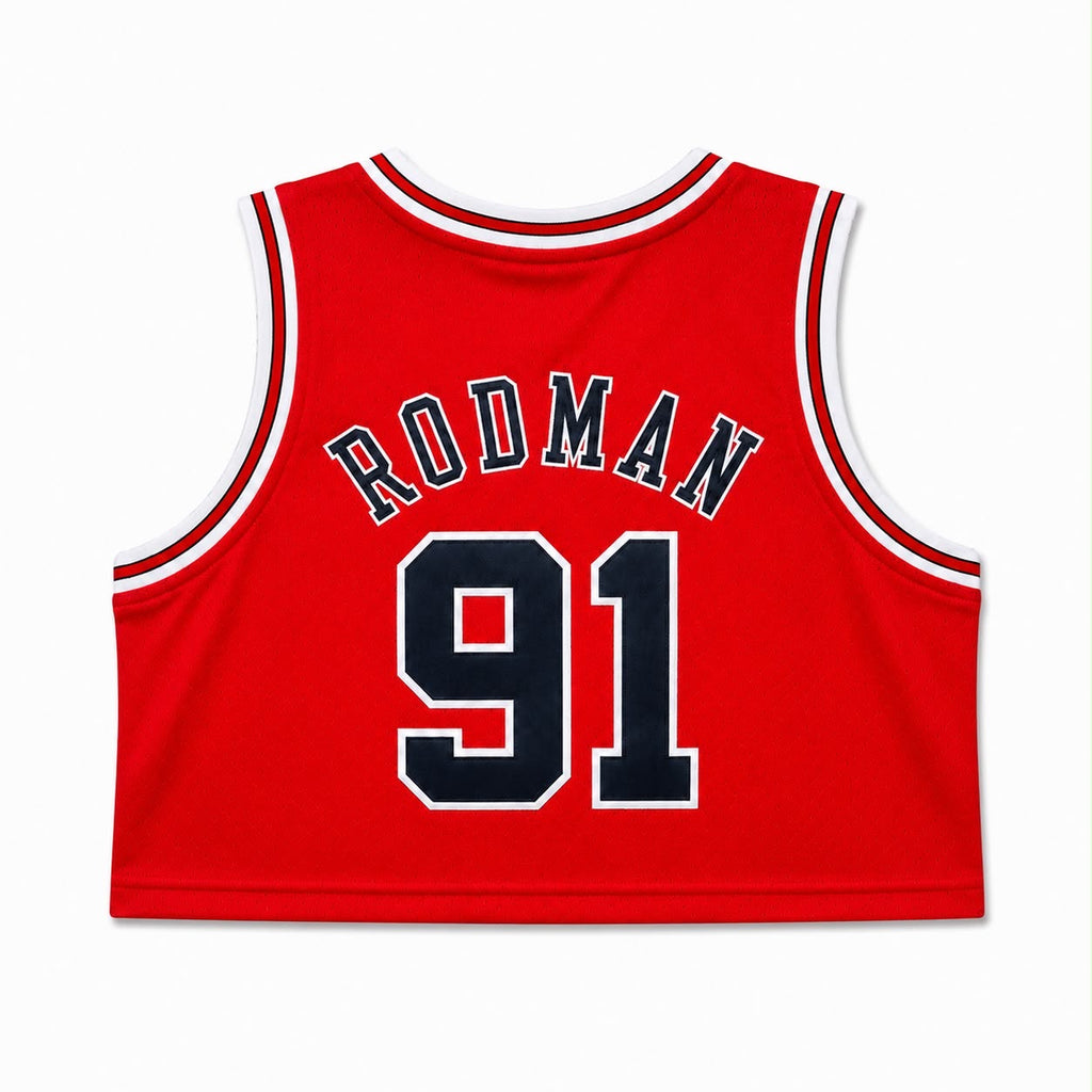 Women's Dennis Rodman #91 Chicago Bulls Basketball Jersey