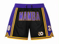 Mamba Inspired Mesh Basketball Short Regular Fit