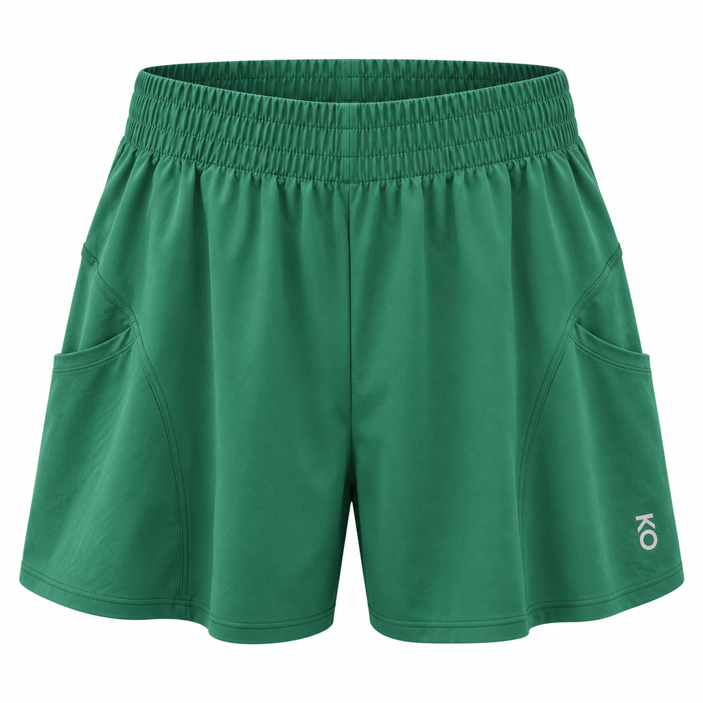 KORE Women's High Waisted Mid -Rise Running Shorts With Pockets