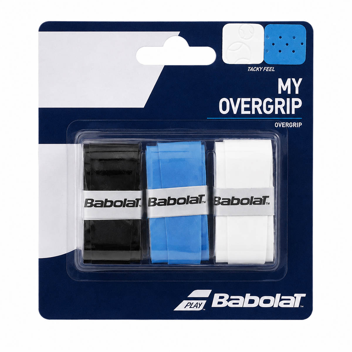 Babolat My Overgrip Tennis Racket Grip Wrap ( 3-Pack)