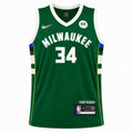 Giannis Antetokounmpo #34 Milwaukee Bucks Icon Basketball Jersey