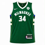 Giannis Antetokounmpo #34 Milwaukee Bucks Icon Basketball Jersey