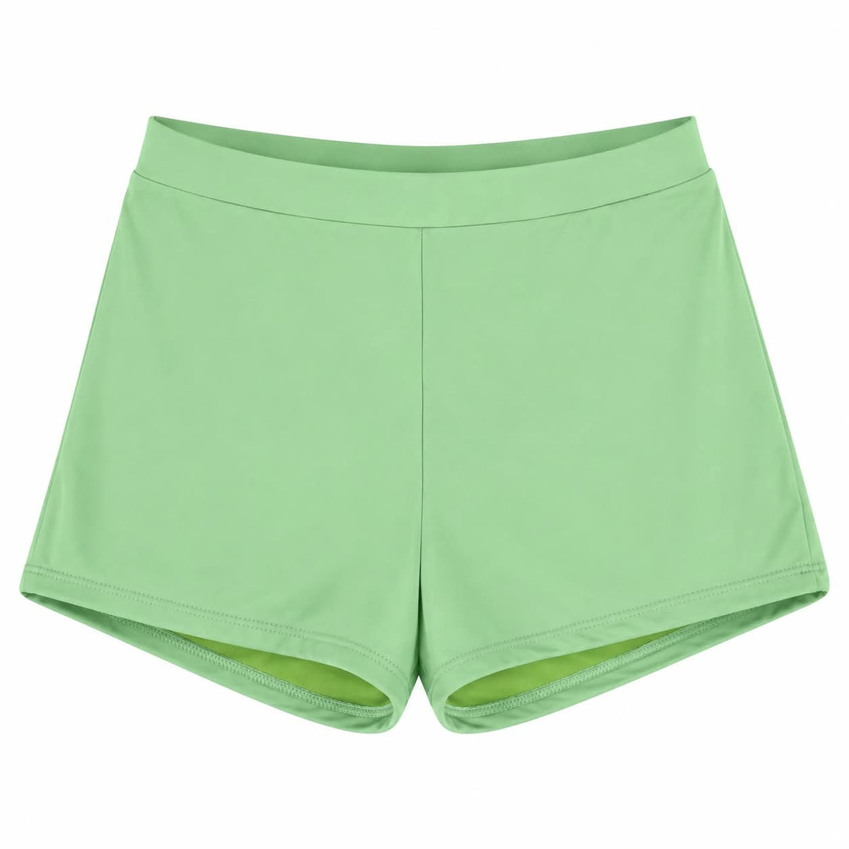 Womens Swimsuit-High Waisted Short Bikini Set