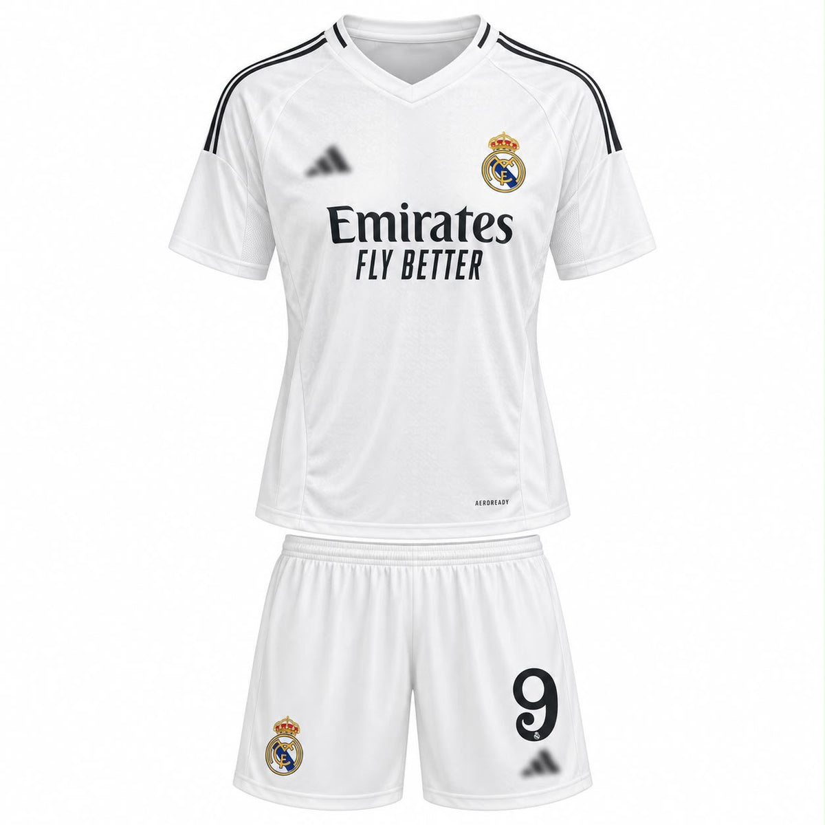 Kylian Mbappe Real Madrid Home Football Kit