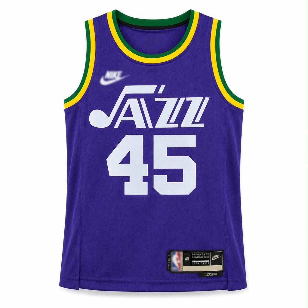 Utah Jazz Donovan Mitchell #45 Basketball Jersey