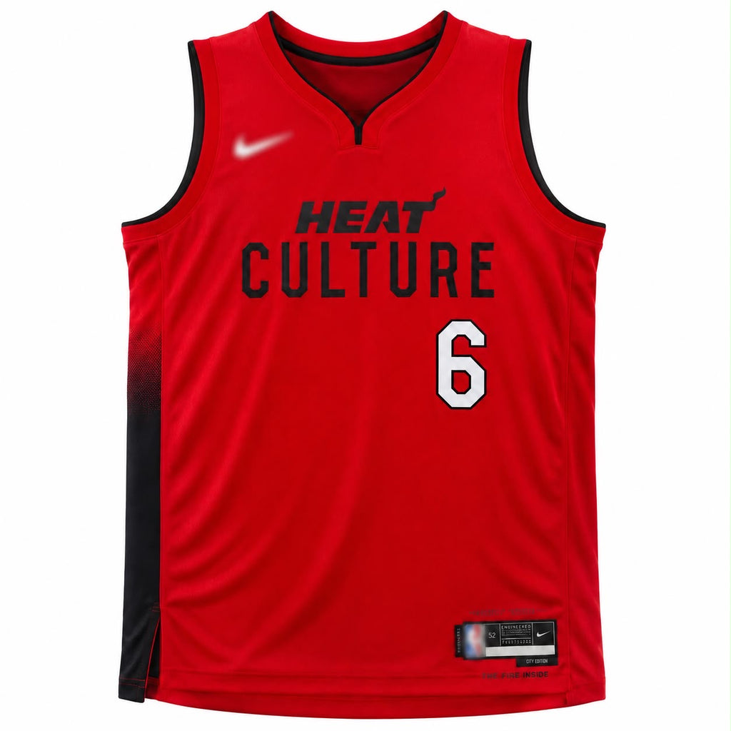 Miami Heat LeBron James #6 Heat Culture Basketball Jersey