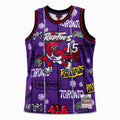 Toronto Raptors Vince Carter #15 Graffiti Editition Basketball Jersey