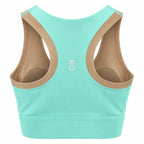 KORE Laser -Cut Cropped Tank Top Sports Bra