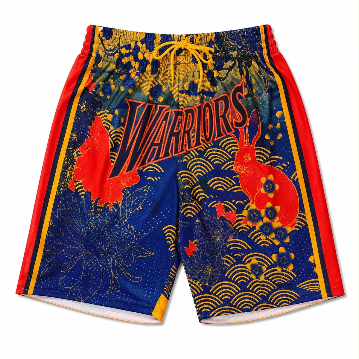 NBA Golden State Warriors Lunar New Year Basketball Shorts-Regular Fit-
