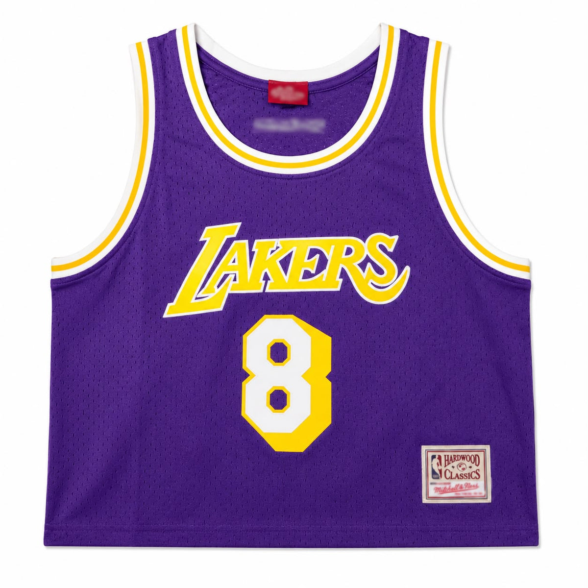 Women's Los Angeles Lakers Kobe Bryant #8 Cropped Basketball Jersey